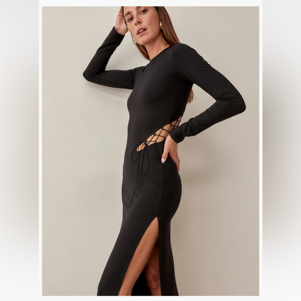 Kinsey Reformation Dress Size M Long Sleeve Maxi
